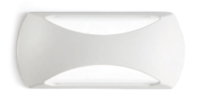 GEALUCE Applique in plastica bianco-antracite IP65 LED GEALUCE Applique in plastica bianco-antracite IP65 LED